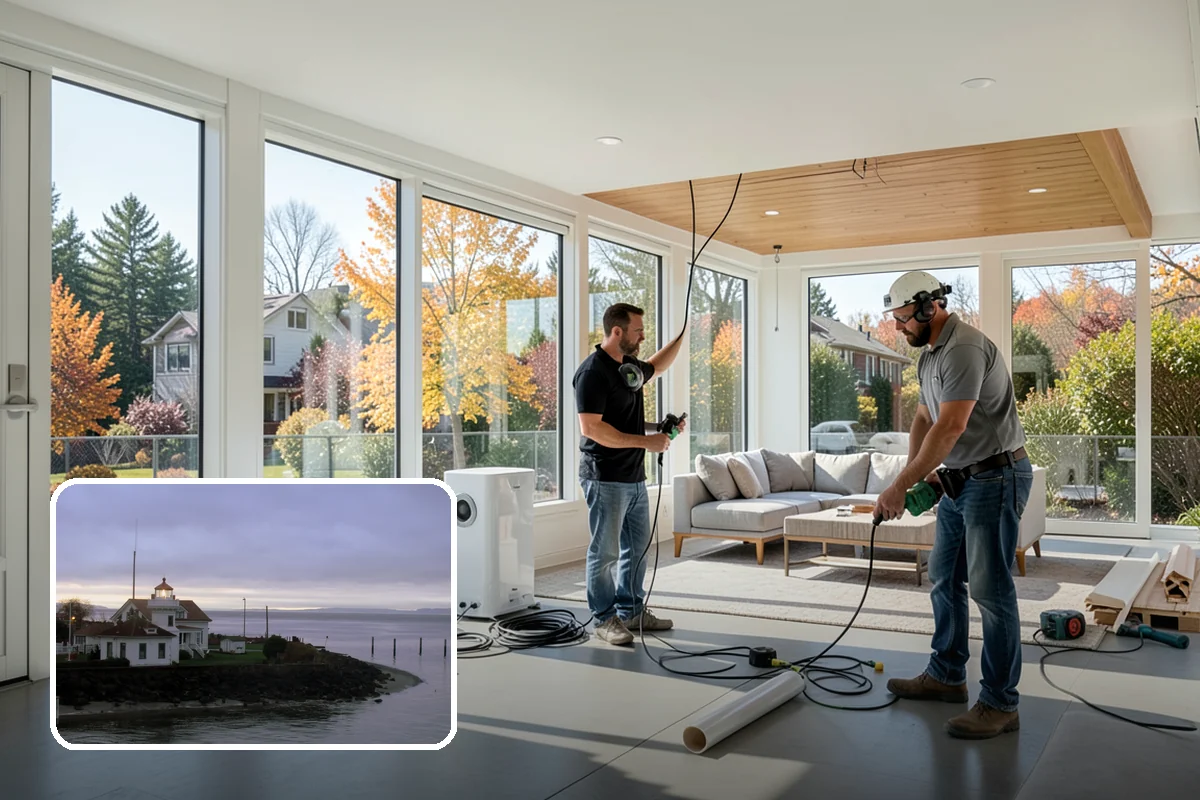 Weatherproofing in Mukilteo, Snohomish County, WA - Blocks wind-driven rain intrusion common along Puget Sound