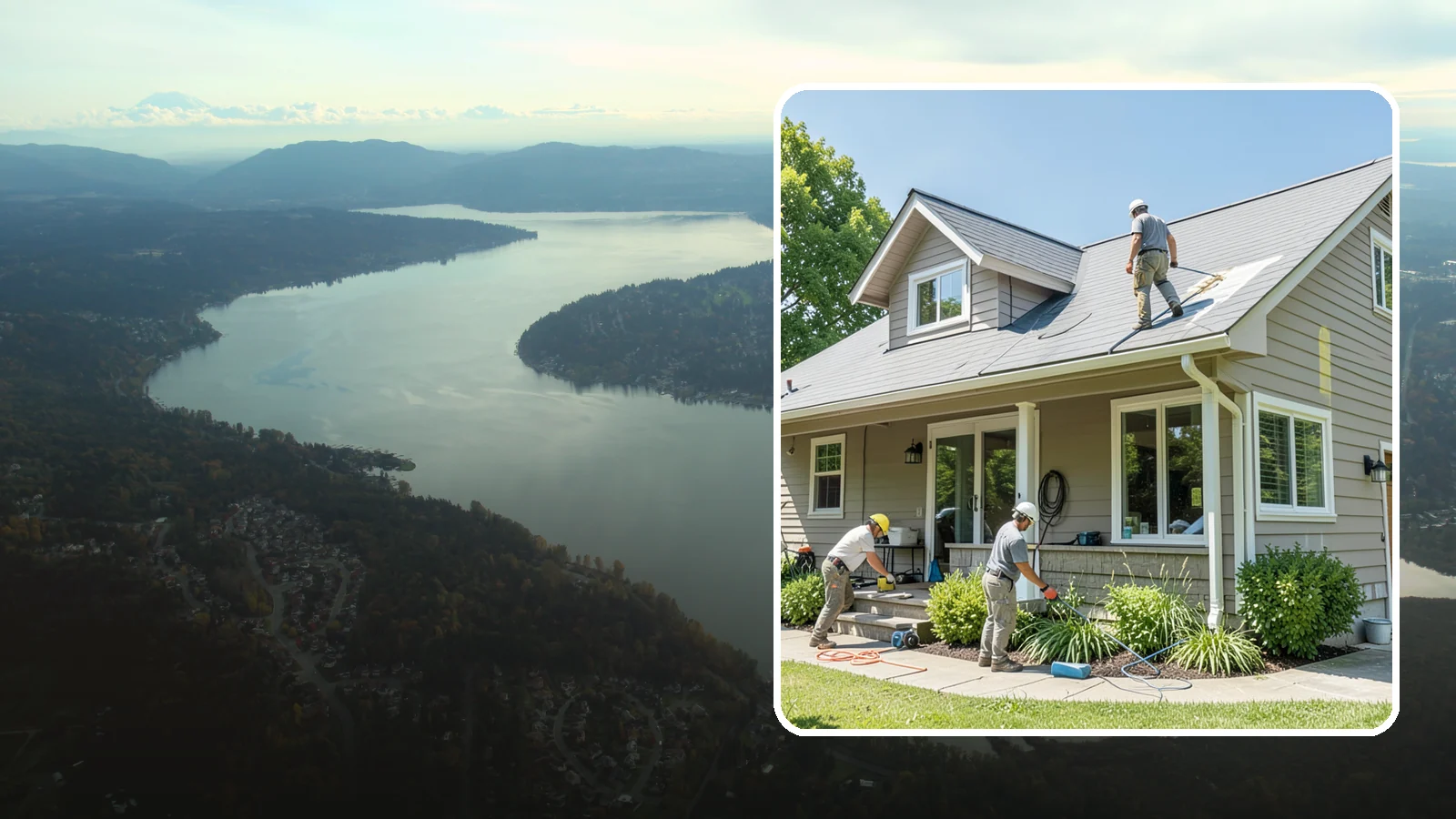 Weatherproofing in Sammamish, King County, WA - Comprehensive weatherproofing that seals your Western Washington home against wind-driven rain and Puget Sound damp.