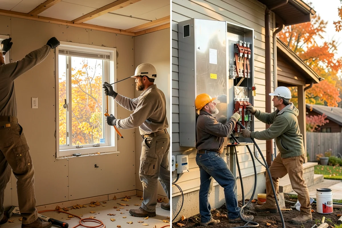 Weatherproofing in Seattle, King County, WA - Inspect the exterior envelope and interior trouble spots for leaks and drafts