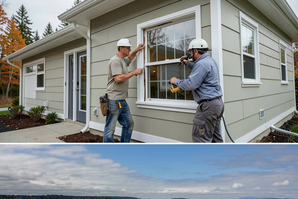Weatherproofing in University Place, Pierce County, WA - Late summer and early fall are ideal so sealants cure fully before the rainy season sets in.