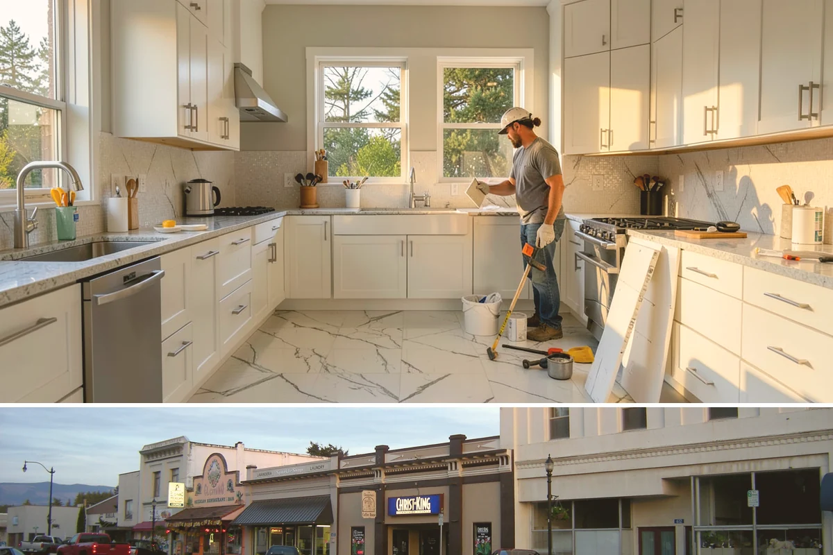 Wet Room Construction in Burlington, Skagit County, WA - Wet room builds involve extensive detailing best carried out during the slower winter schedule for uninterrupted focus.