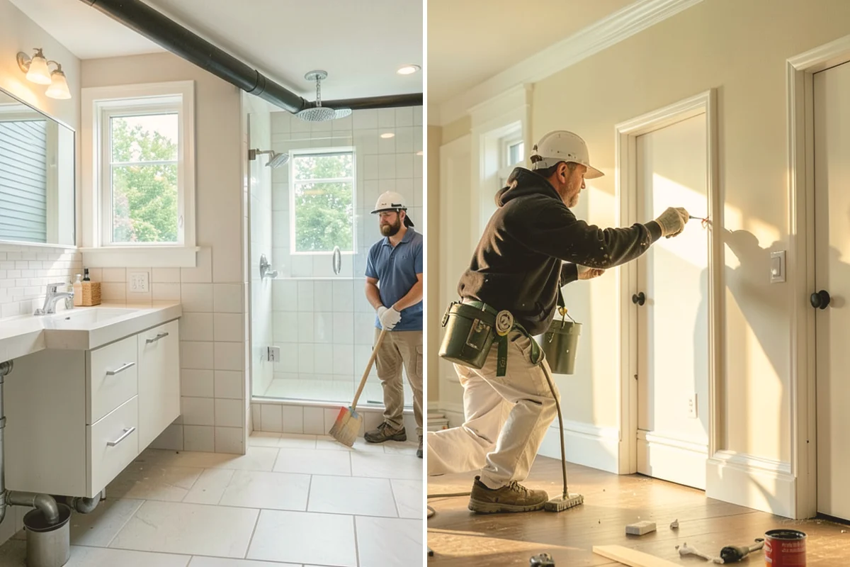 Wet Room Construction in Edmonds, Snohomish County, WA - Design drainage and full-room waterproofing