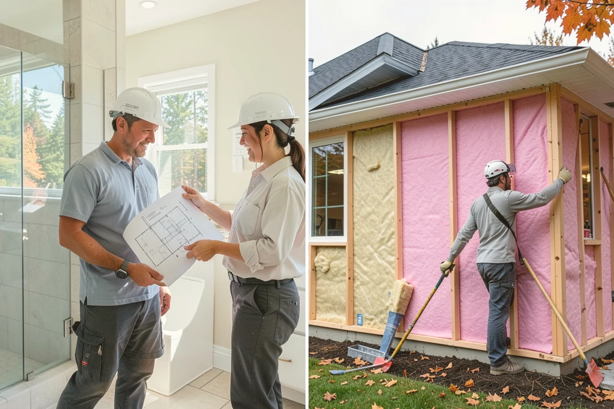 Wet Room Construction in Fife, Pierce County, WA - Design drainage and full-room waterproofing