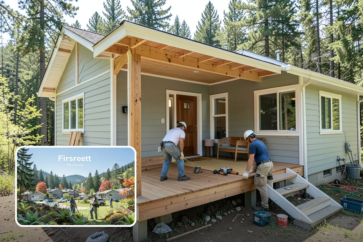 Wet Room Construction in Fircrest, Pierce County, WA - Creates a sleek, open bathing environment