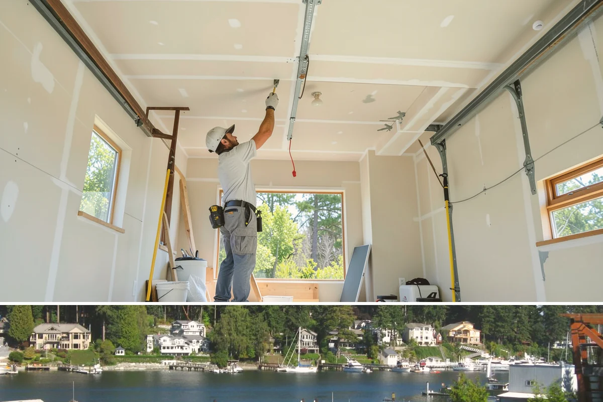 Wet Room Construction in Gig Harbor, Pierce County, WA - Wet room builds involve extensive detailing best carried out during the slower winter schedule for uninterrupted focus.
