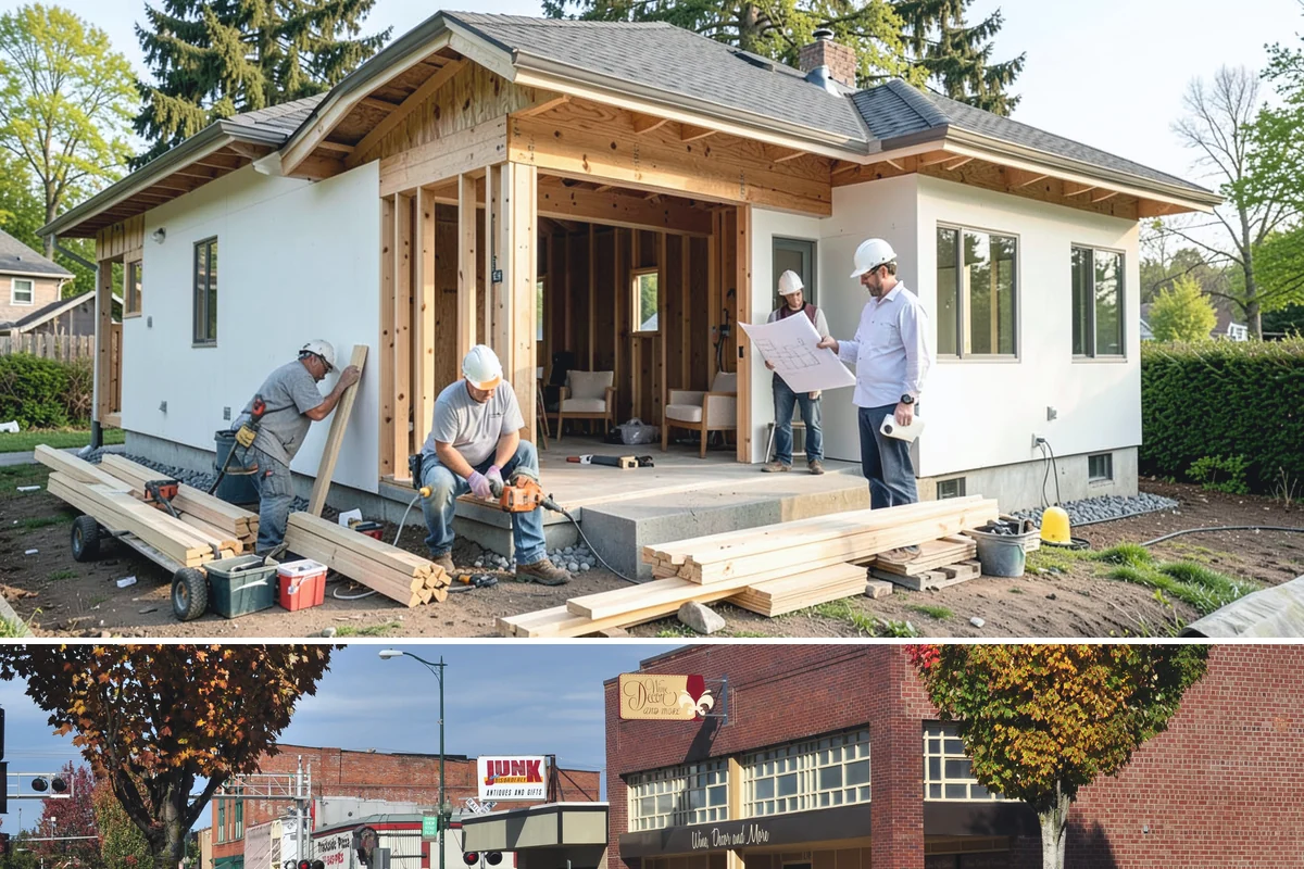 Wet Room Construction in Puyallup, Pierce County, WA - Wet room builds involve extensive detailing best carried out during the slower winter schedule for uninterrupted focus.