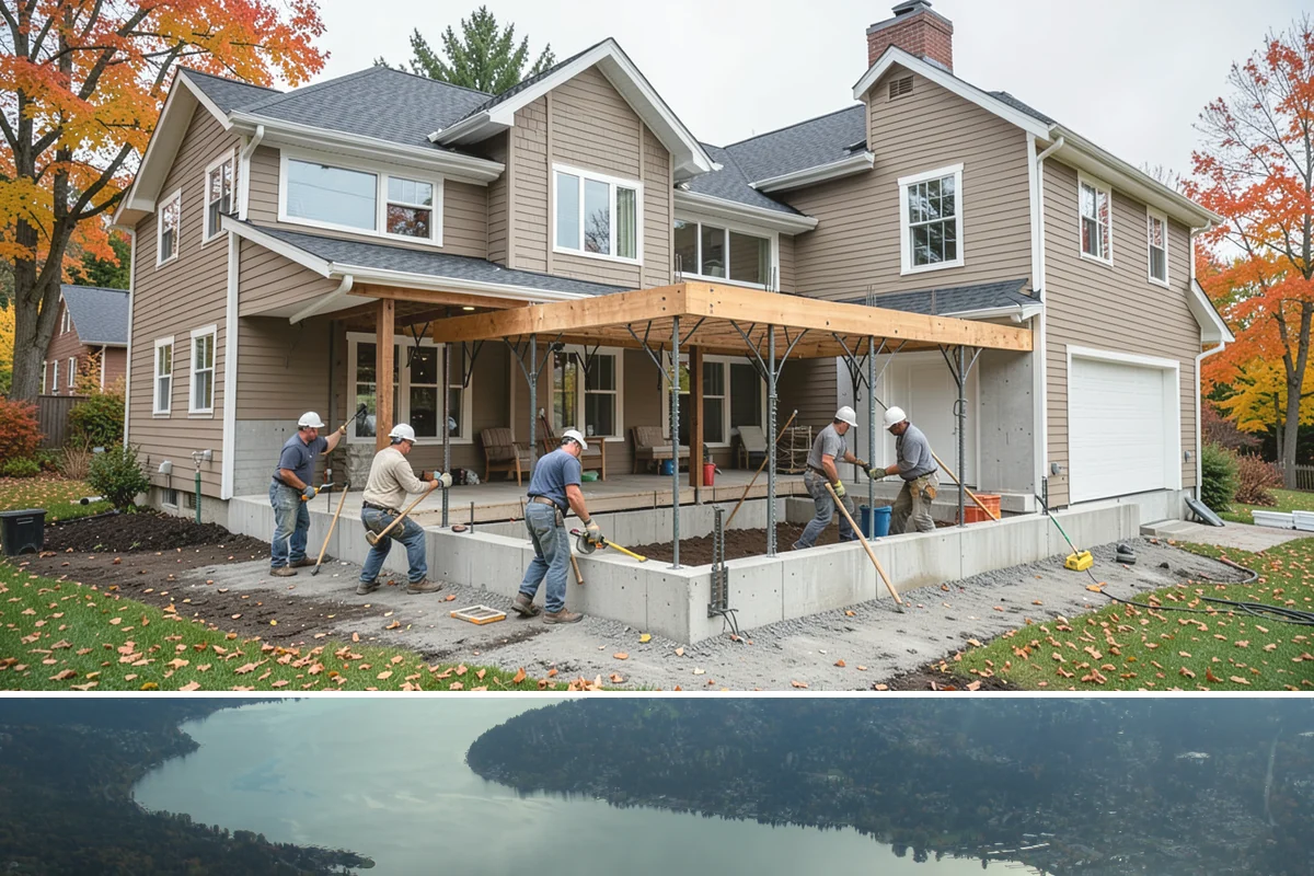 Wet Room Construction in Sammamish, King County, WA - Wet room builds involve extensive detailing best carried out during the slower winter schedule for uninterrupted focus.
