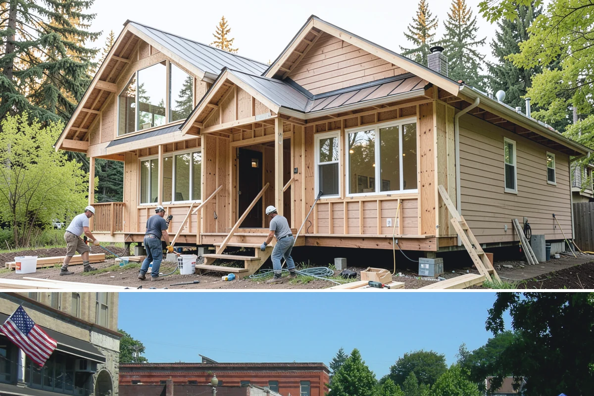 Wet Room Construction in Snohomish, Snohomish County, WA - Wet room builds involve extensive detailing best carried out during the slower winter schedule for uninterrupted focus.