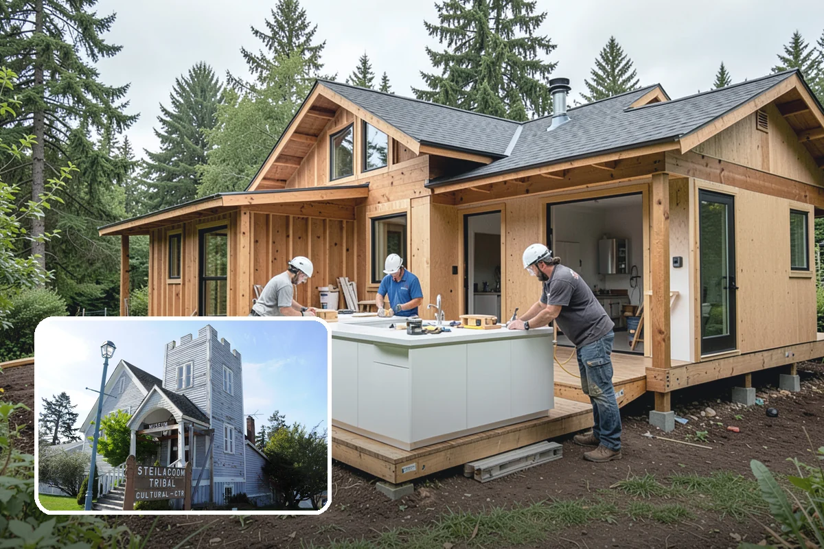 Wet Room Construction in Steilacoom, Pierce County, WA - Creates a sleek, open bathing environment