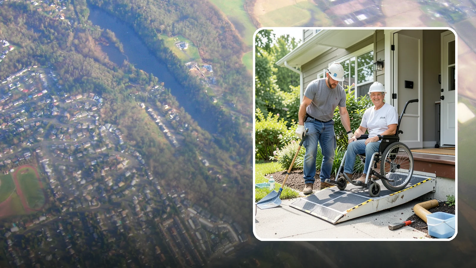 Wheelchair Ramp Construction in Algona, King County, WA - We design and build code-compliant wheelchair ramps that make Western Washington homes safely reachable in any weather.