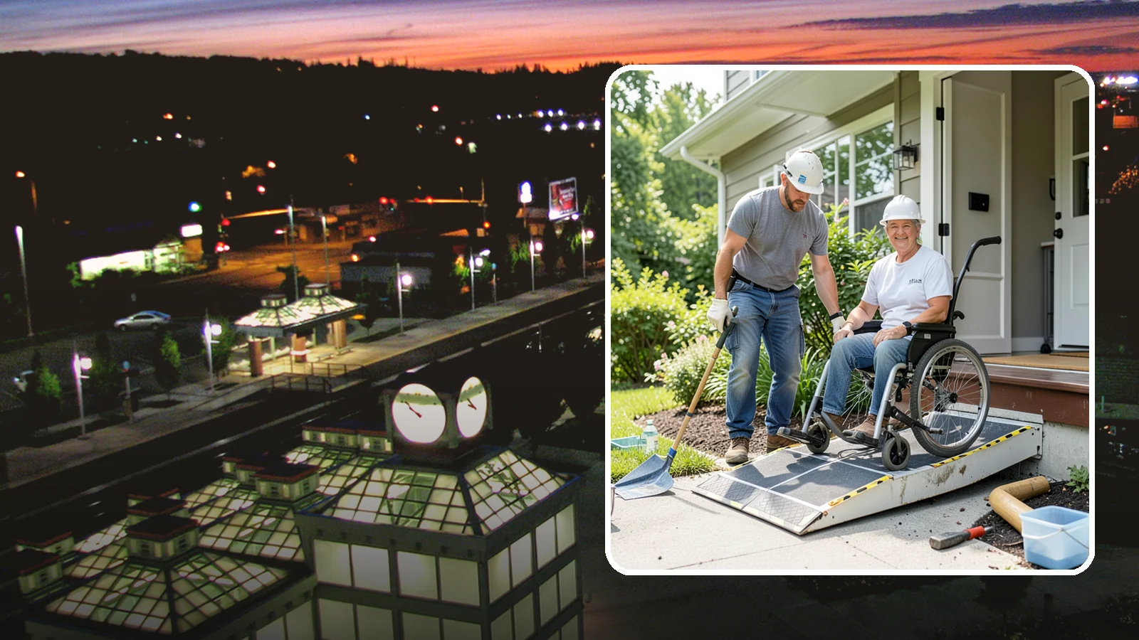 Wheelchair Ramp Construction in Auburn, King County, WA - We design and build code-compliant wheelchair ramps that make Western Washington homes safely reachable in any weather.
