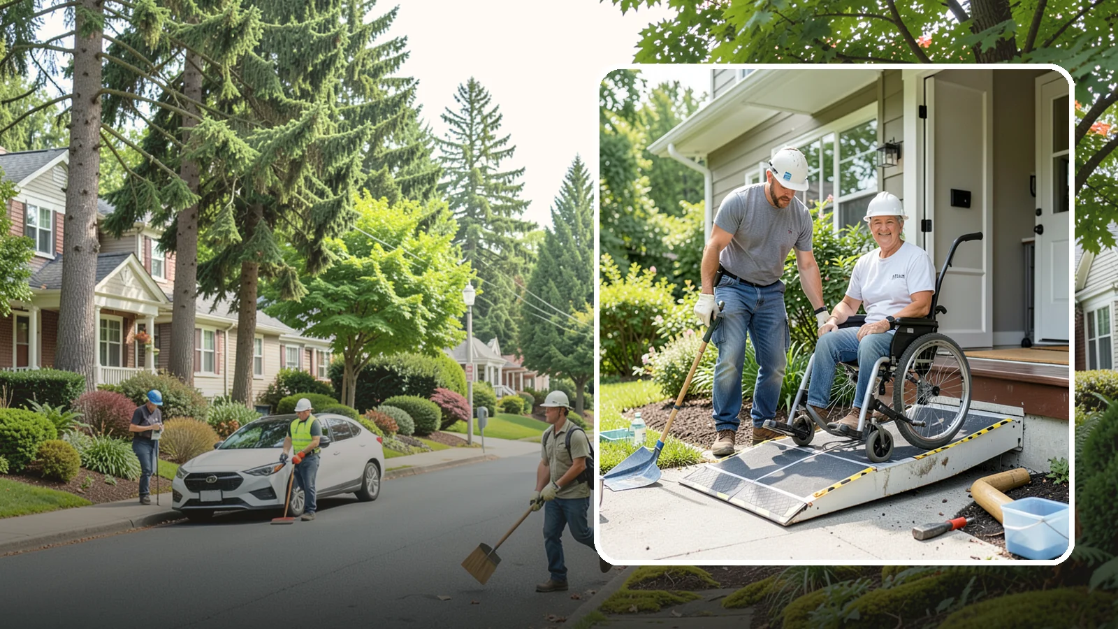 Wheelchair Ramp Construction in Beaux Arts Village, King County, WA - We design and build code-compliant wheelchair ramps that make Western Washington homes safely reachable in any weather.