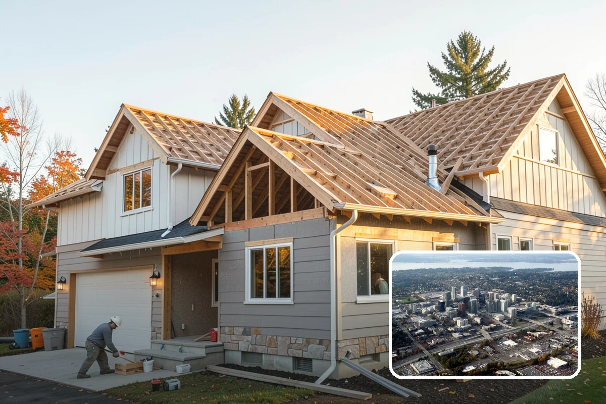 Wheelchair Ramp Construction in Bellevue, King County, WA - Meets ADA and Washington accessibility slope standards for safe daily use