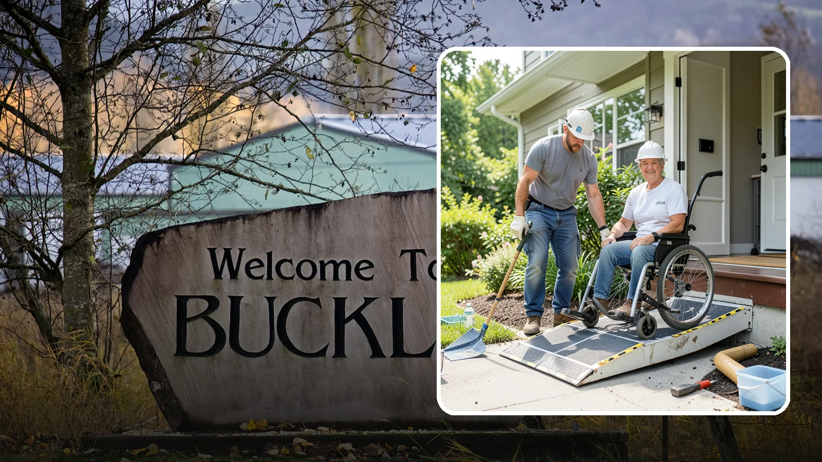 Wheelchair Ramp Construction in Buckley, Pierce County, WA - We design and build code-compliant wheelchair ramps that make Western Washington homes safely reachable in any weather.