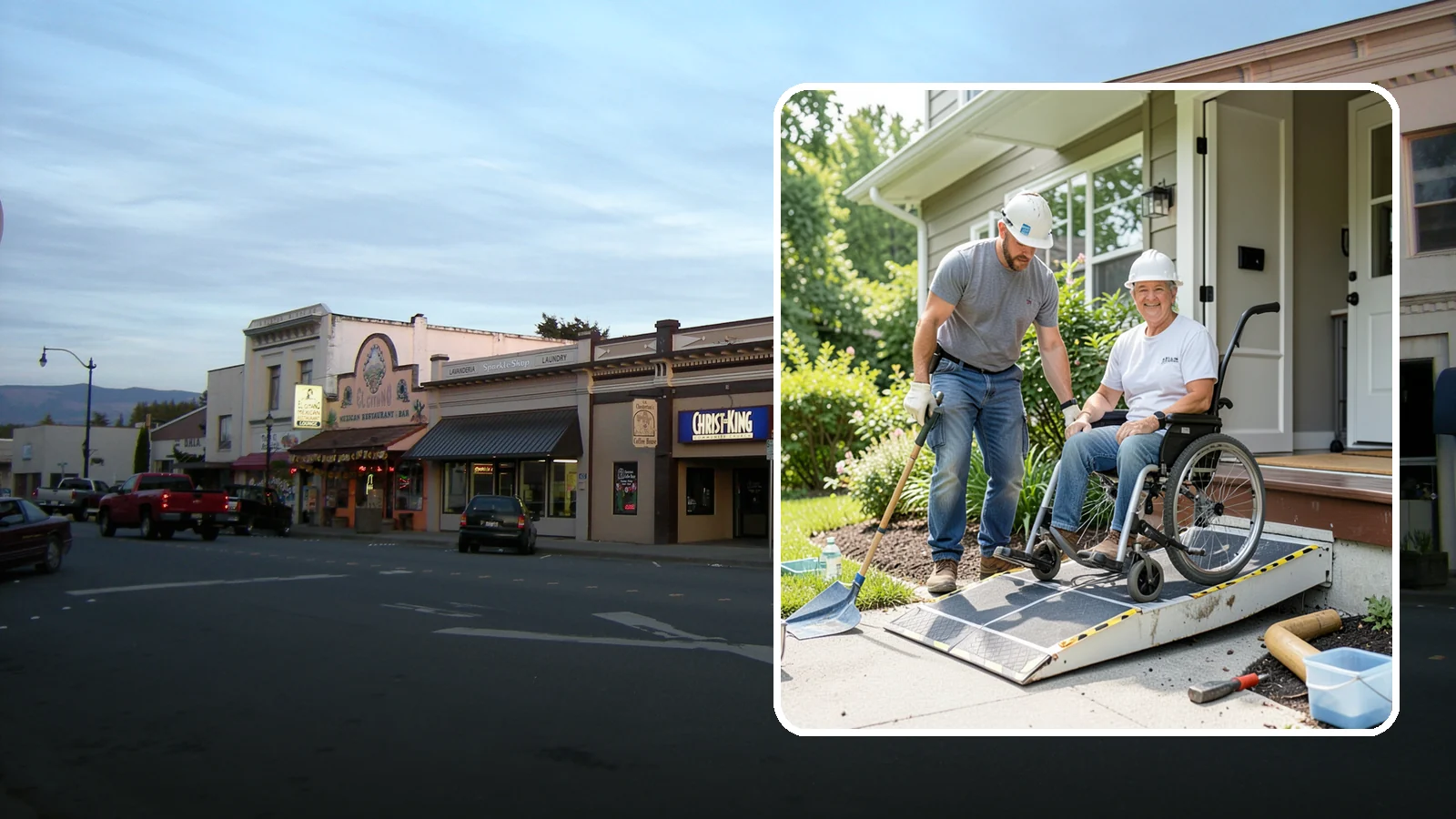 Wheelchair Ramp Construction in Burlington, Skagit County, WA - We design and build code-compliant wheelchair ramps that make Western Washington homes safely reachable in any weather.