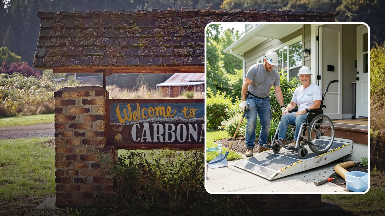 Wheelchair Ramp Construction in Carbonado, Pierce County, WA - We design and build code-compliant wheelchair ramps that make Western Washington homes safely reachable in any weather.