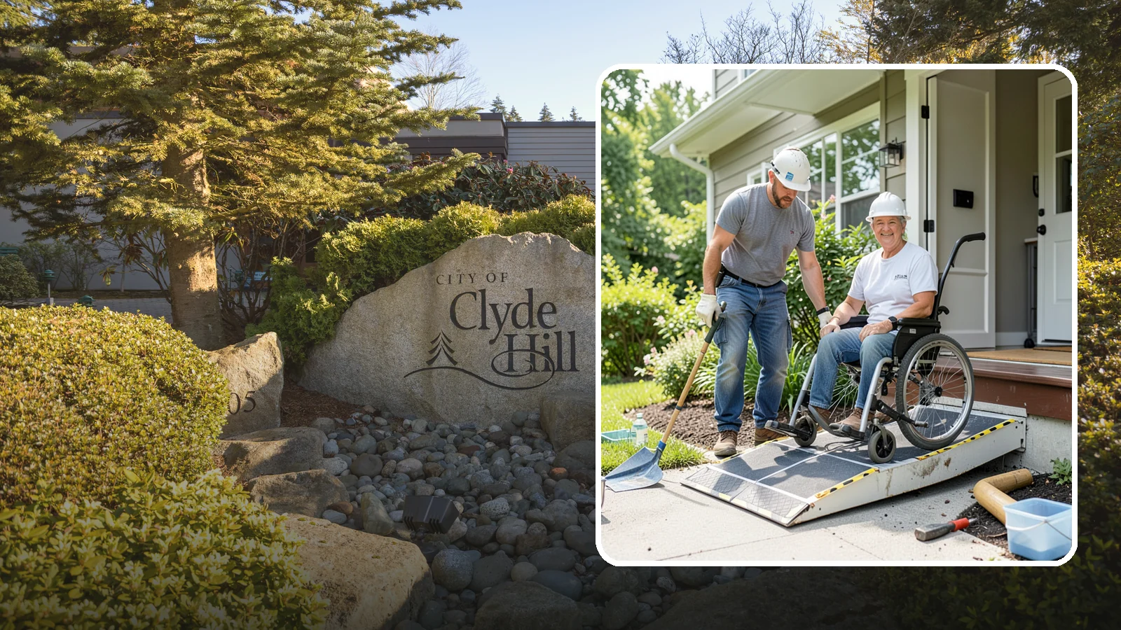 Wheelchair Ramp Construction in Clyde Hill, King County, WA - We design and build code-compliant wheelchair ramps that make Western Washington homes safely reachable in any weather.