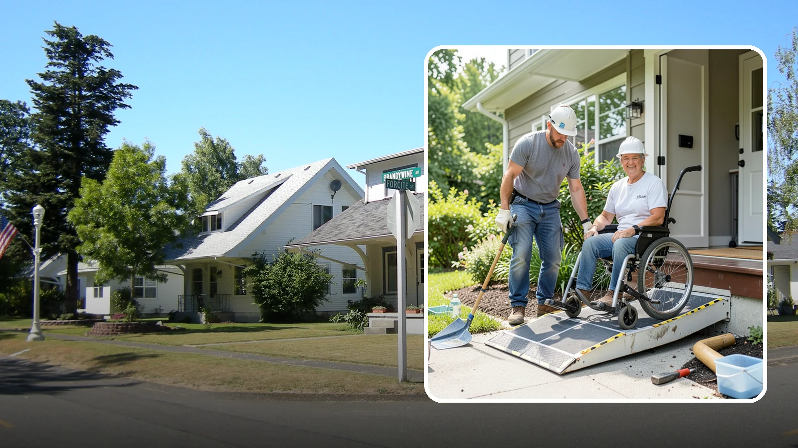 Wheelchair Ramp Construction in DuPont, Pierce County, WA - We design and build code-compliant wheelchair ramps that make Western Washington homes safely reachable in any weather.