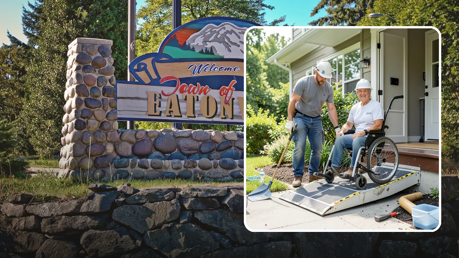 Wheelchair Ramp Construction in Eatonville, Pierce County, WA - We design and build code-compliant wheelchair ramps that make Western Washington homes safely reachable in any weather.