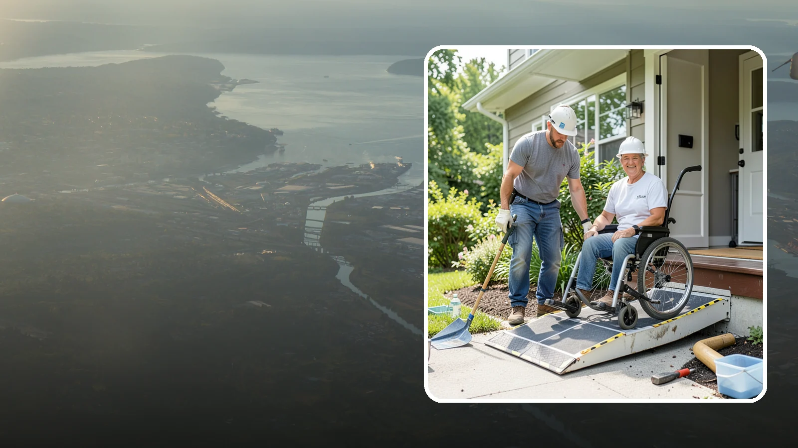 Wheelchair Ramp Construction in Fife, Pierce County, WA - We design and build code-compliant wheelchair ramps that make Western Washington homes safely reachable in any weather.