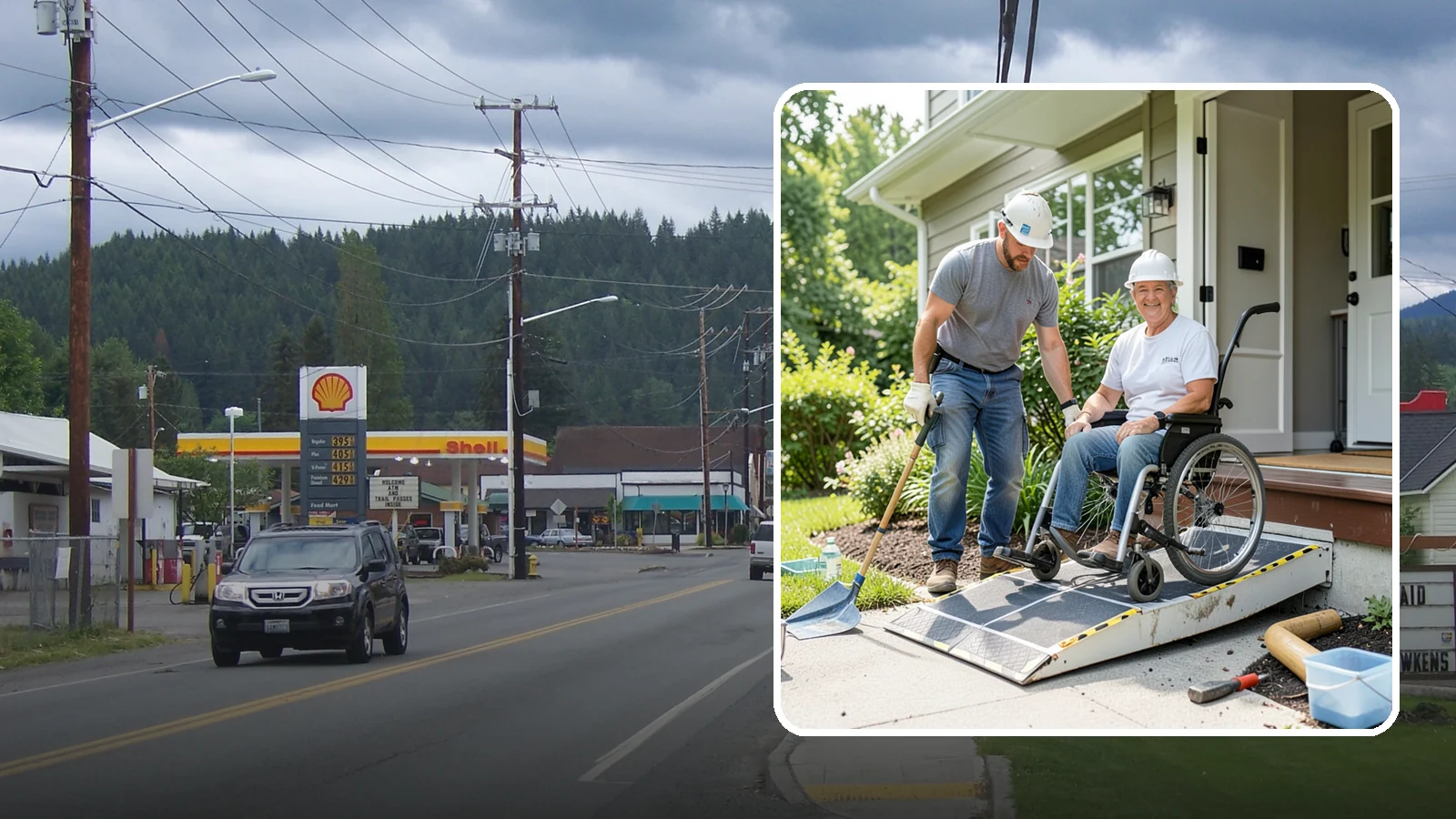 Wheelchair Ramp Construction in Granite Falls, Snohomish County, WA - We design and build code-compliant wheelchair ramps that make Western Washington homes safely reachable in any weather.