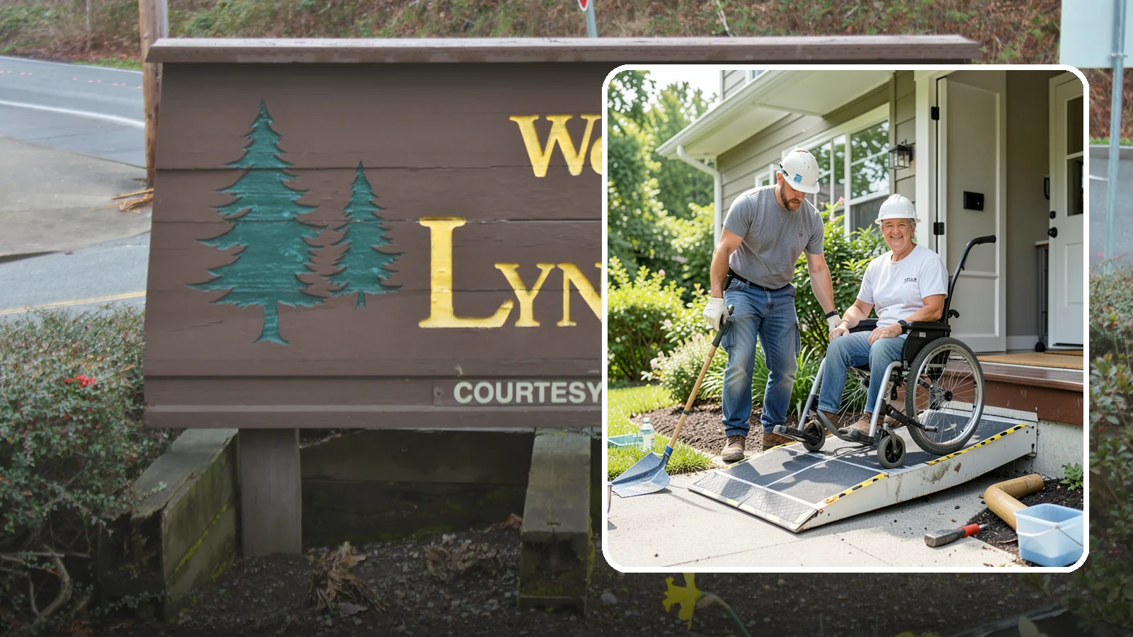 Wheelchair Ramp Construction in Lynnwood, Snohomish County, WA - We design and build code-compliant wheelchair ramps that make Western Washington homes safely reachable in any weather.
