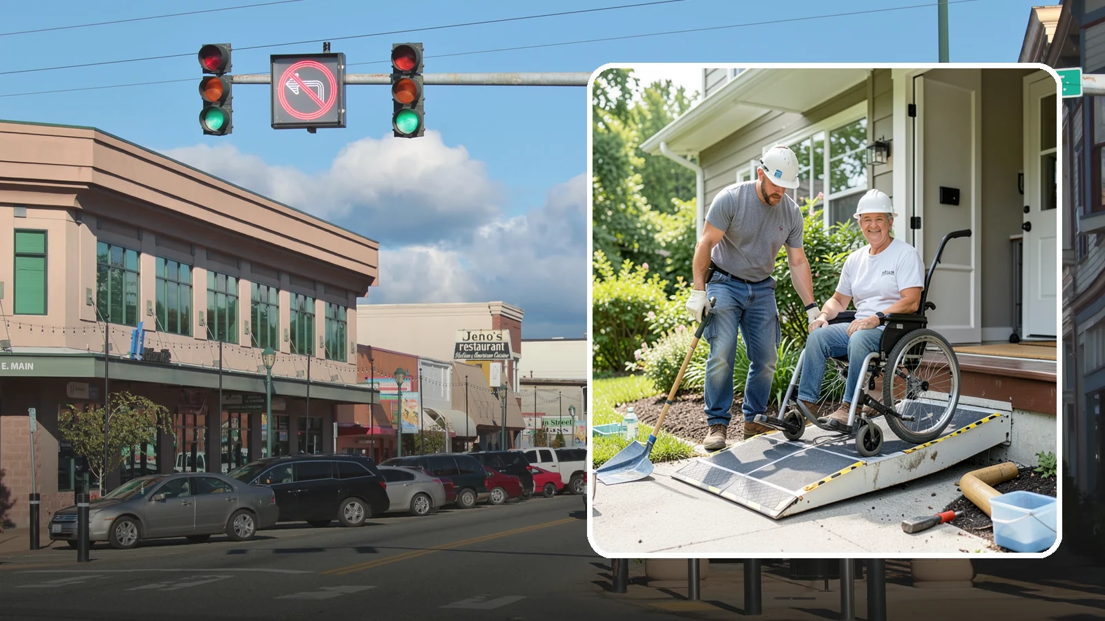 Wheelchair Ramp Construction in Monroe, Snohomish County, WA - We design and build code-compliant wheelchair ramps that make Western Washington homes safely reachable in any weather.