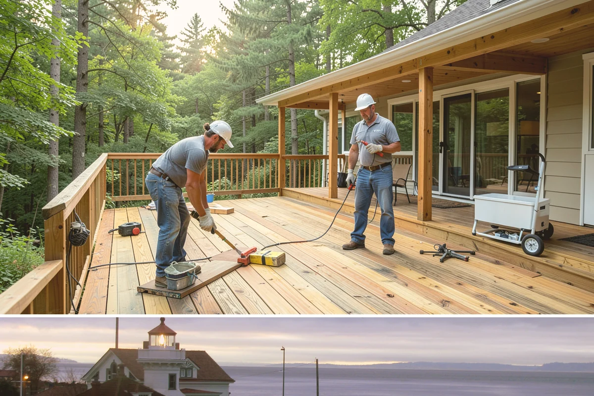 Wheelchair Ramp Construction in Mukilteo, Snohomish County, WA - Ramps can be built year-round, though drier late-spring and summer windows speed up concrete footing cures and finishing.