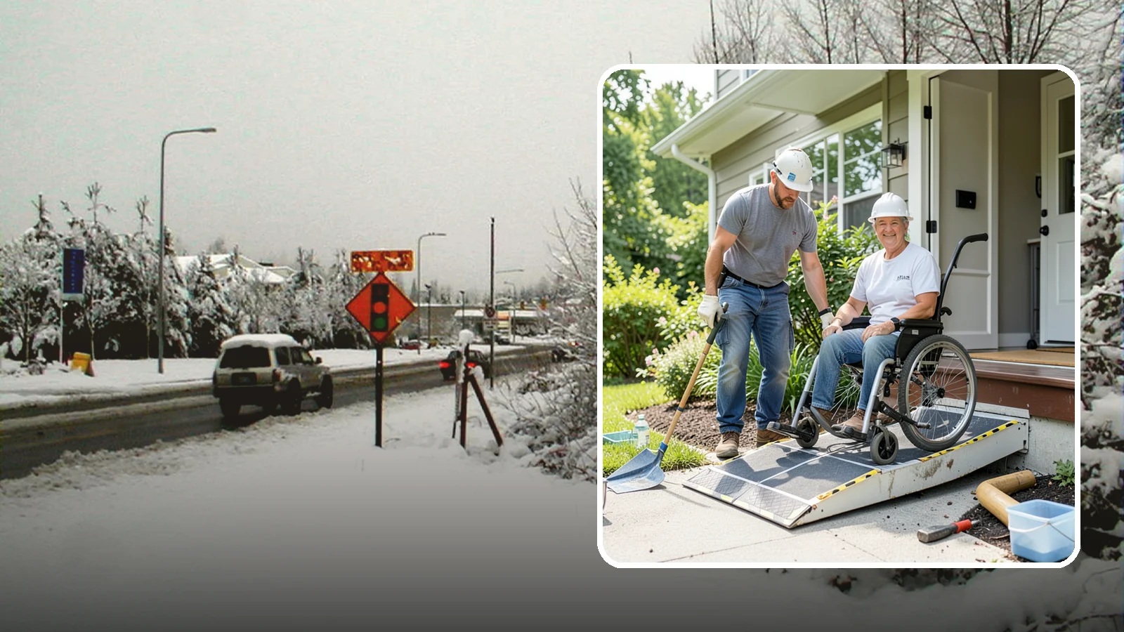 Wheelchair Ramp Construction in Newcastle, King County, WA - We design and build code-compliant wheelchair ramps that make Western Washington homes safely reachable in any weather.