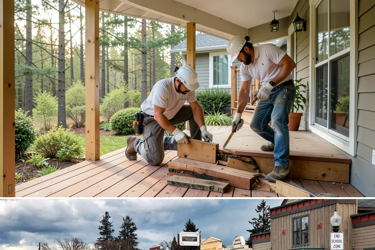 Wheelchair Ramp Construction in Roy, Pierce County, WA - Ramps can be built year-round, though drier late-spring and summer windows speed up concrete footing cures and finishing.