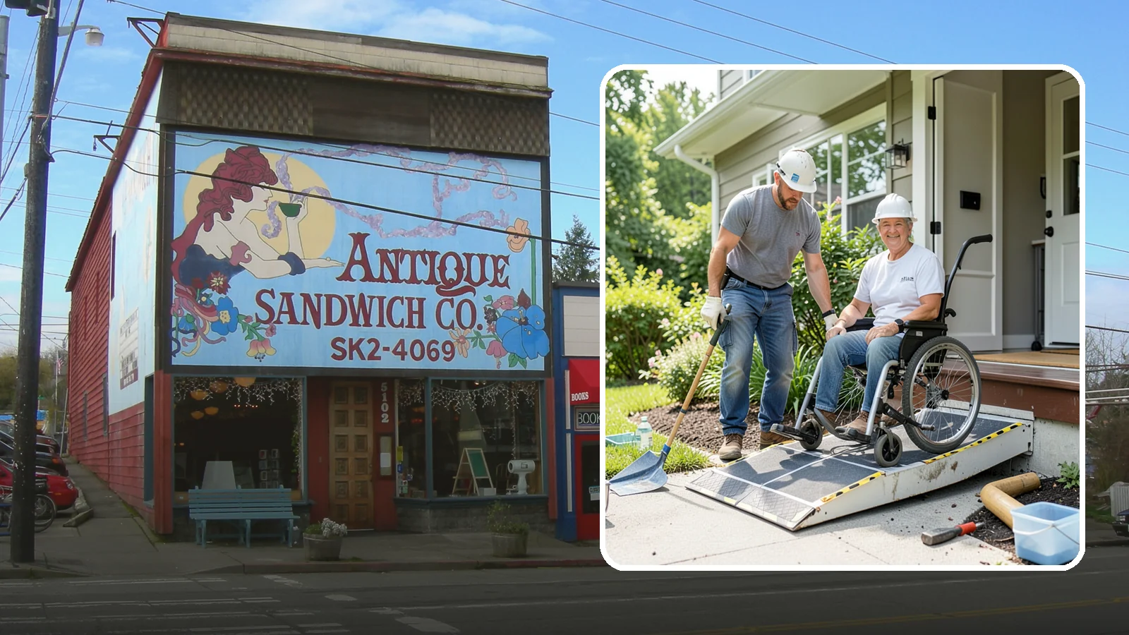 Wheelchair Ramp Construction in Ruston, Pierce County, WA - We design and build code-compliant wheelchair ramps that make Western Washington homes safely reachable in any weather.