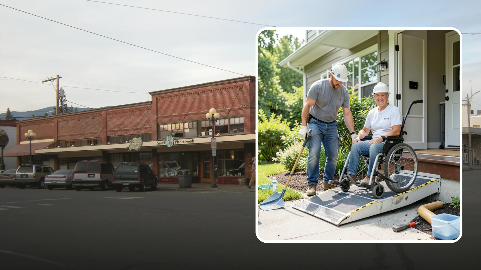 Wheelchair Ramp Construction in Sedro-Woolley, Skagit County, WA - We design and build code-compliant wheelchair ramps that make Western Washington homes safely reachable in any weather.