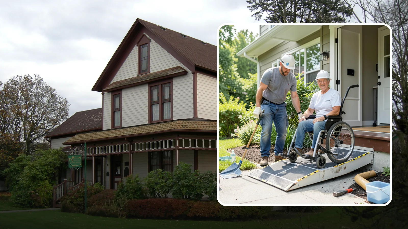 Wheelchair Ramp Construction in Sumner, Pierce County, WA - We design and build code-compliant wheelchair ramps that make Western Washington homes safely reachable in any weather.
