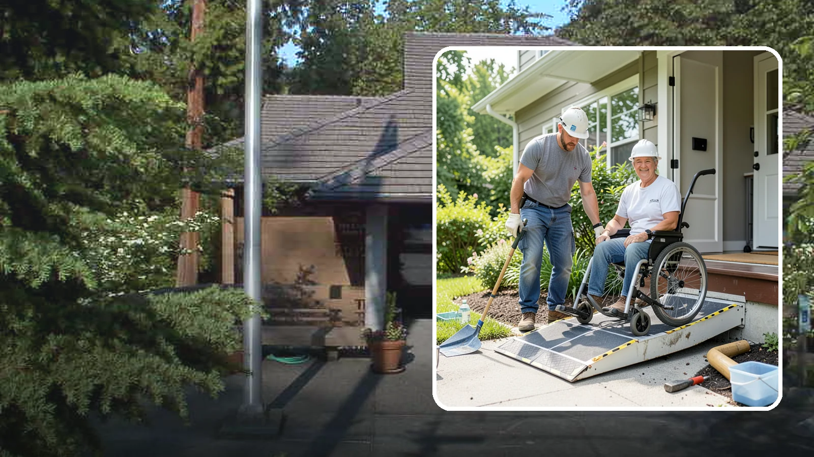 Wheelchair Ramp Construction in Yarrow Point, King County, WA - We design and build code-compliant wheelchair ramps that make Western Washington homes safely reachable in any weather.