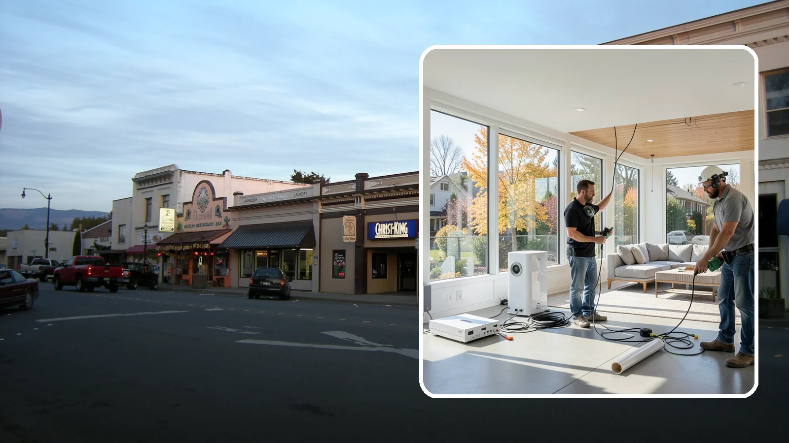 Whole-Home Audio Installation in Burlington, Skagit County, WA - We install whole-home audio that streams music seamlessly to any room, indoors or on the covered patio.