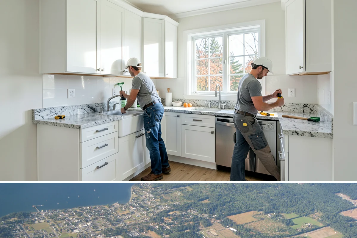 Whole-Home Audio Installation in Coupeville, Island County, WA - Whole-home audio is best installed during a remodel or as an indoor project through the wet PNW season.