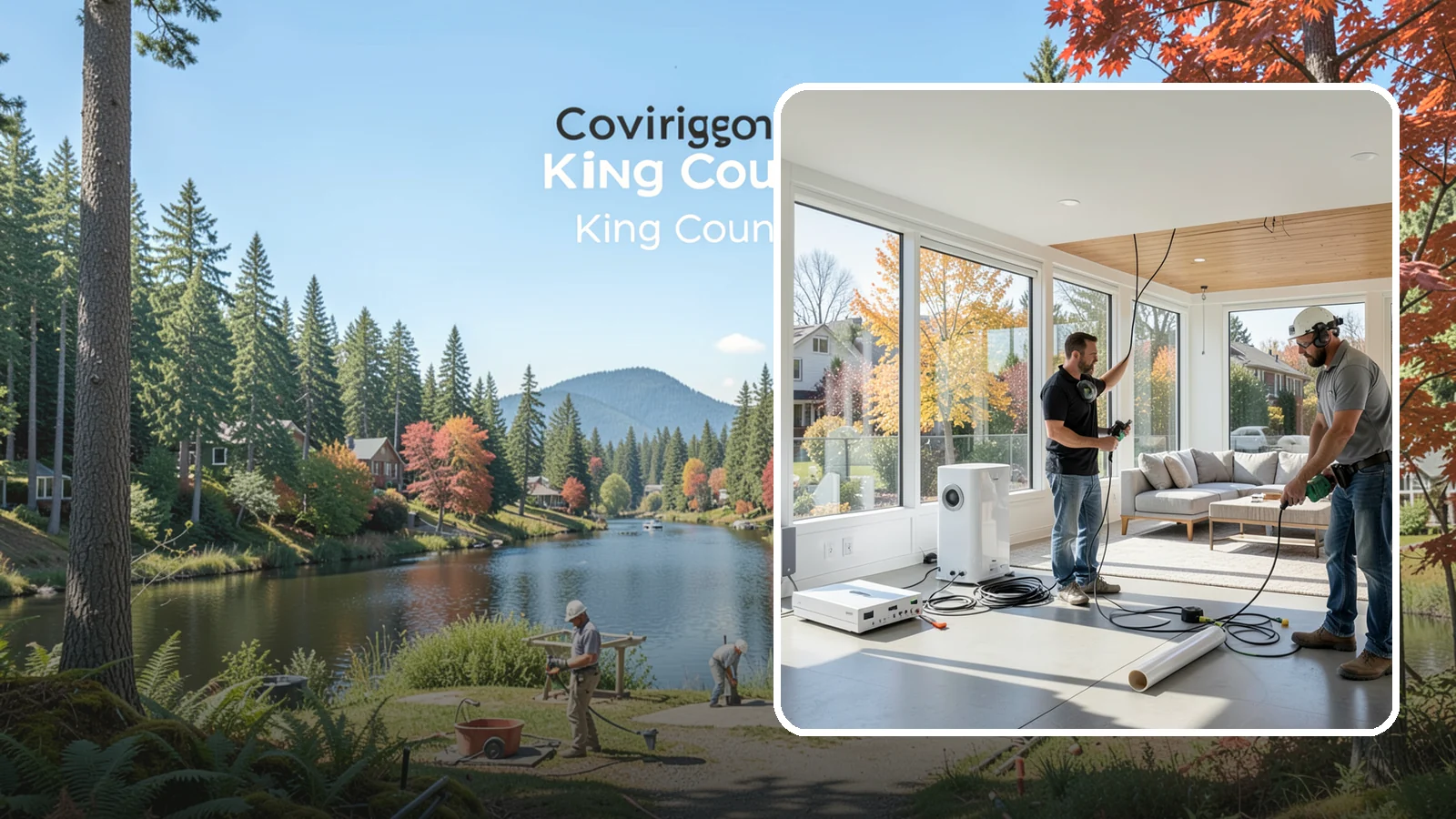 Whole-Home Audio Installation in Covington, King County, WA - We install whole-home audio that streams music seamlessly to any room, indoors or on the covered patio.