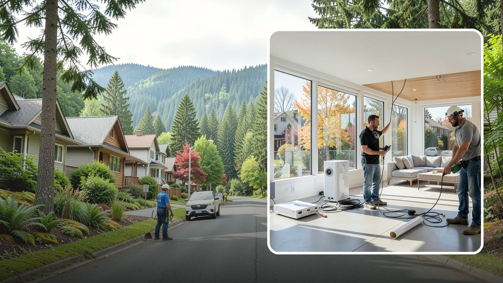 Whole-Home Audio Installation in Darrington, Snohomish County, WA - We install whole-home audio that streams music seamlessly to any room, indoors or on the covered patio.