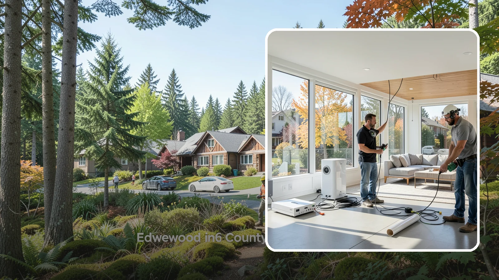Whole-Home Audio Installation in Edgewood, Pierce County, WA - We install whole-home audio that streams music seamlessly to any room, indoors or on the covered patio.