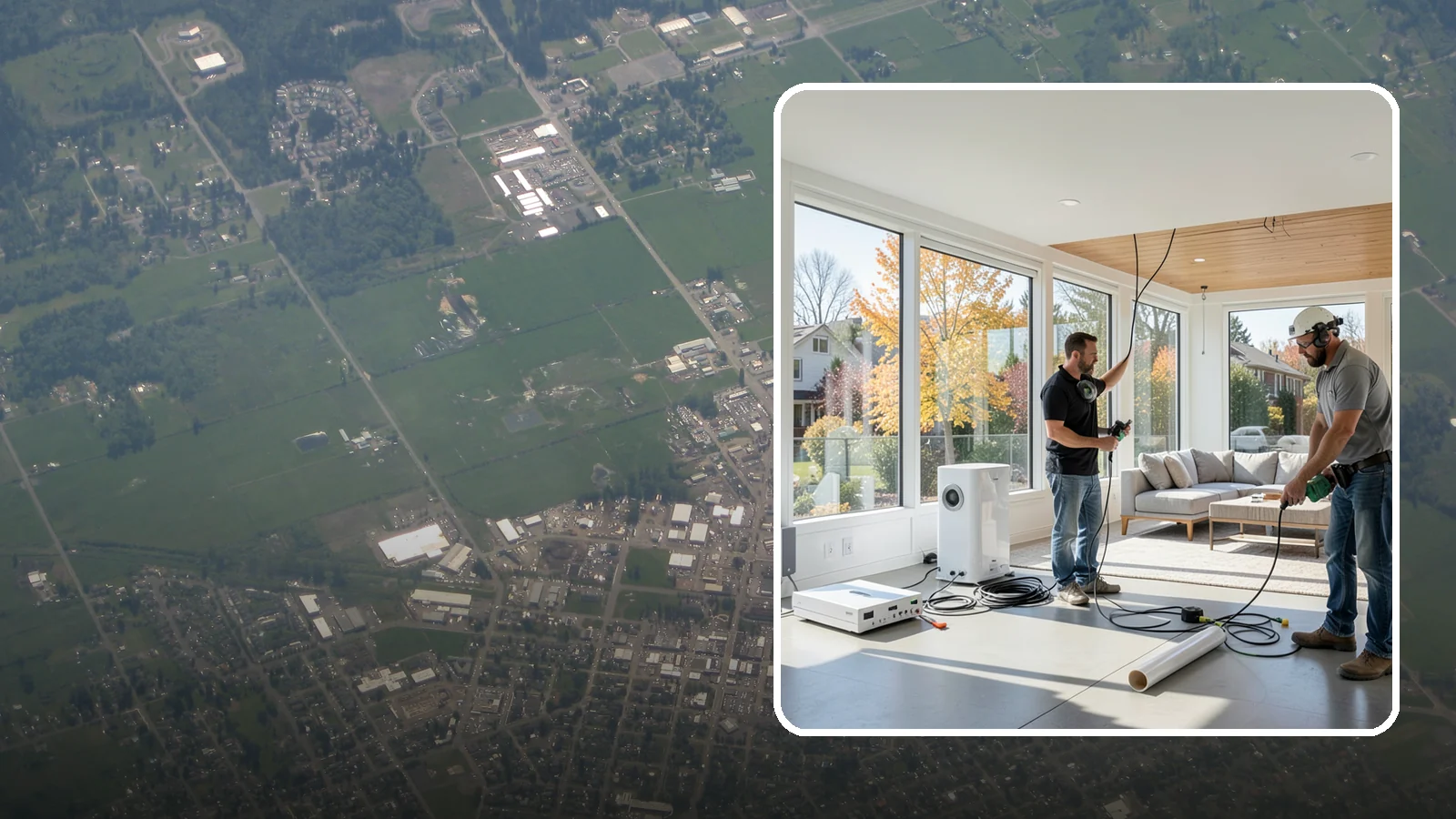 Whole-Home Audio Installation in Enumclaw, King County, WA - We install whole-home audio that streams music seamlessly to any room, indoors or on the covered patio.
