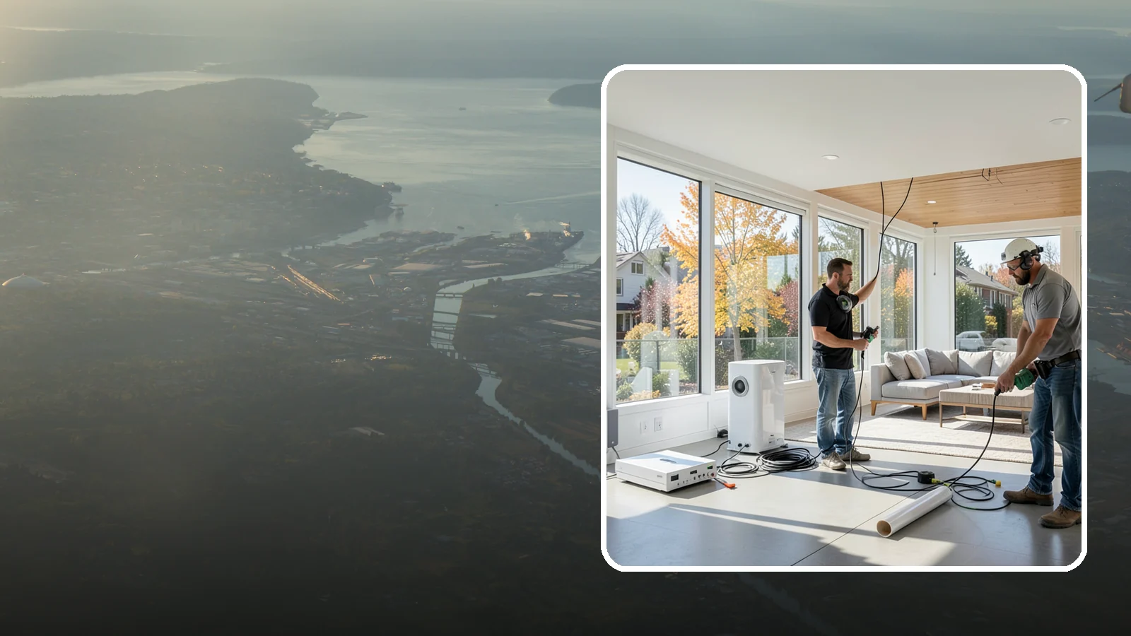 Whole-Home Audio Installation in Fife, Pierce County, WA - We install whole-home audio that streams music seamlessly to any room, indoors or on the covered patio.