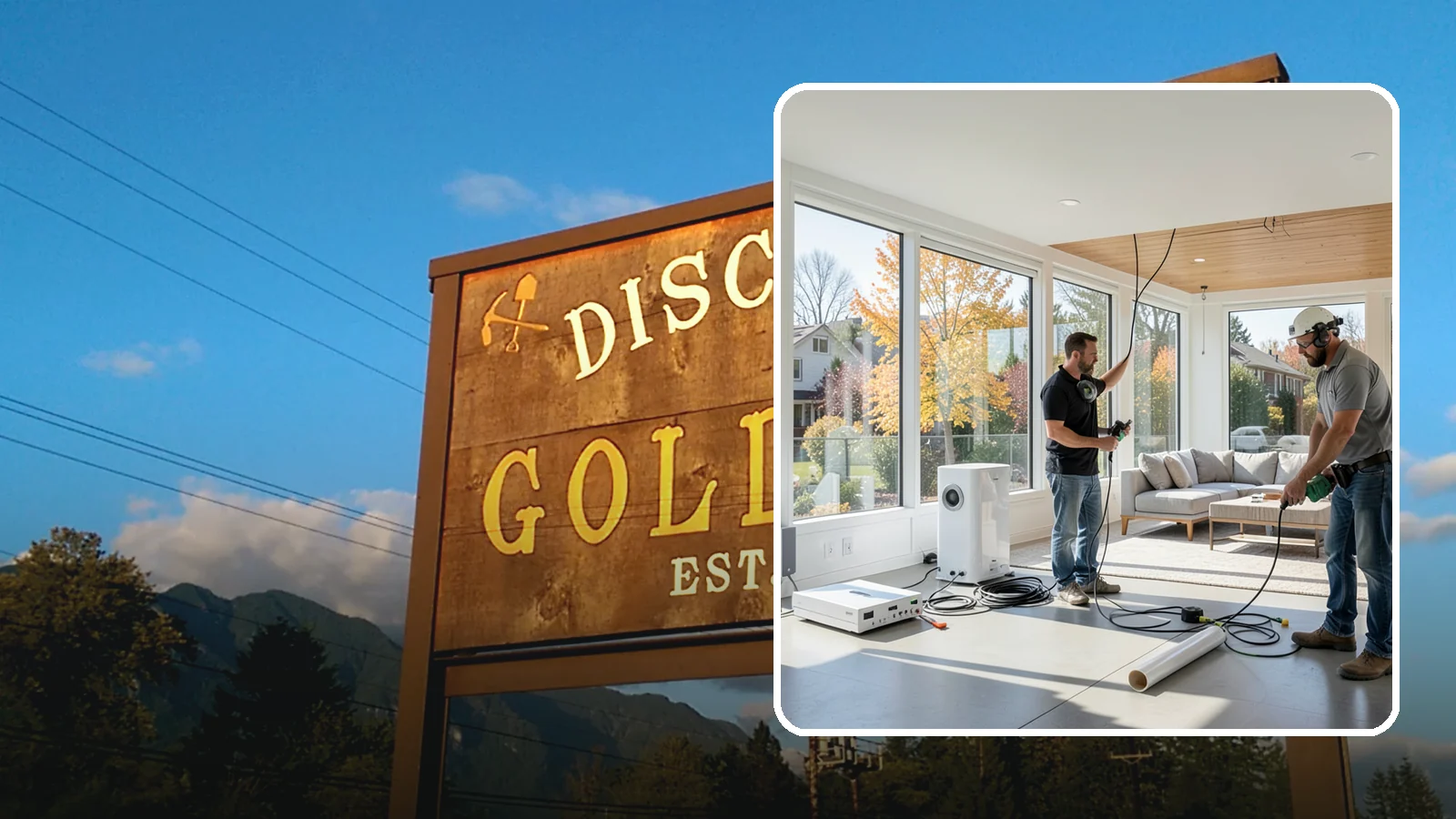 Whole-Home Audio Installation in Gold Bar, Snohomish County, WA - We install whole-home audio that streams music seamlessly to any room, indoors or on the covered patio.