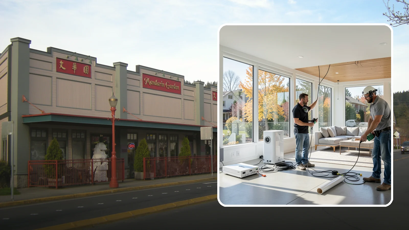 Whole-Home Audio Installation in Issaquah, King County, WA - We install whole-home audio that streams music seamlessly to any room, indoors or on the covered patio.