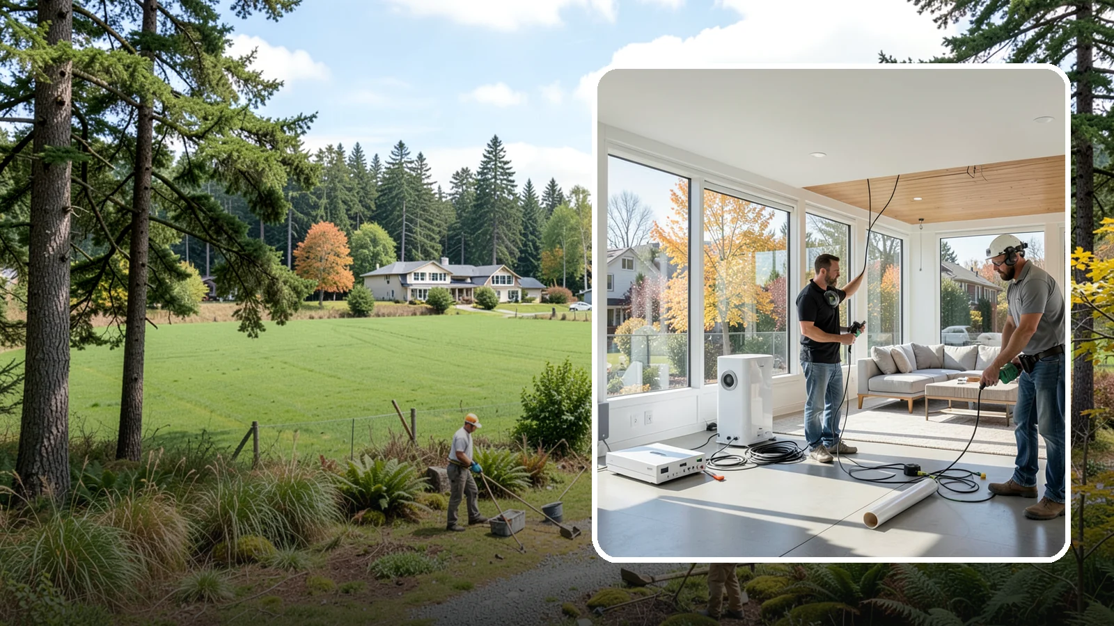Whole-Home Audio Installation in Lyman, Skagit County, WA - We install whole-home audio that streams music seamlessly to any room, indoors or on the covered patio.