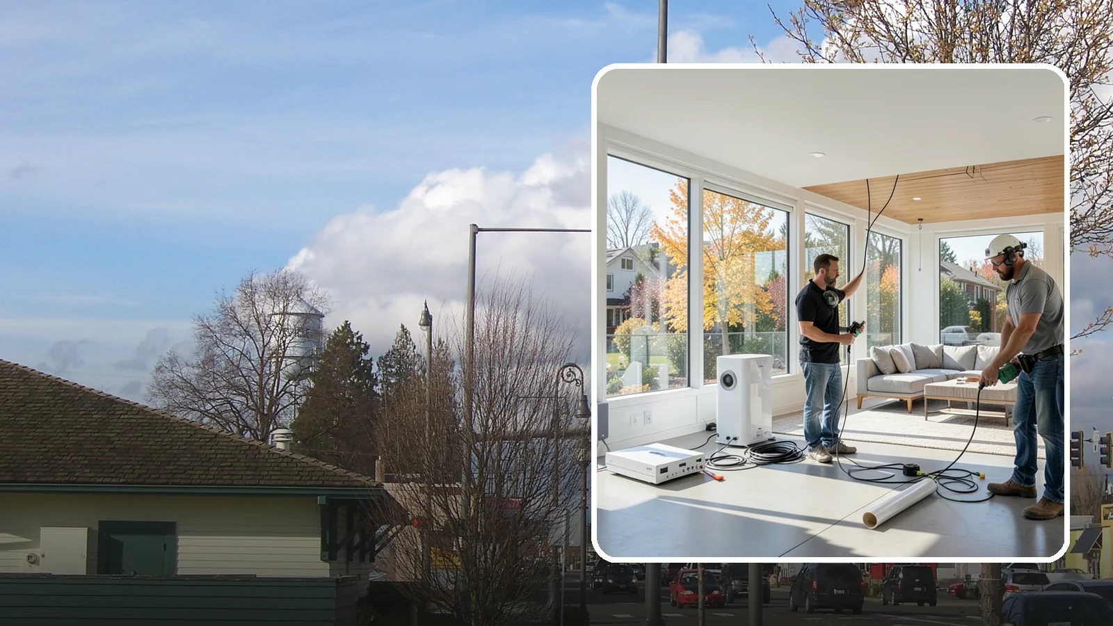 Whole-Home Audio Installation in Marysville, Snohomish County, WA - We install whole-home audio that streams music seamlessly to any room, indoors or on the covered patio.