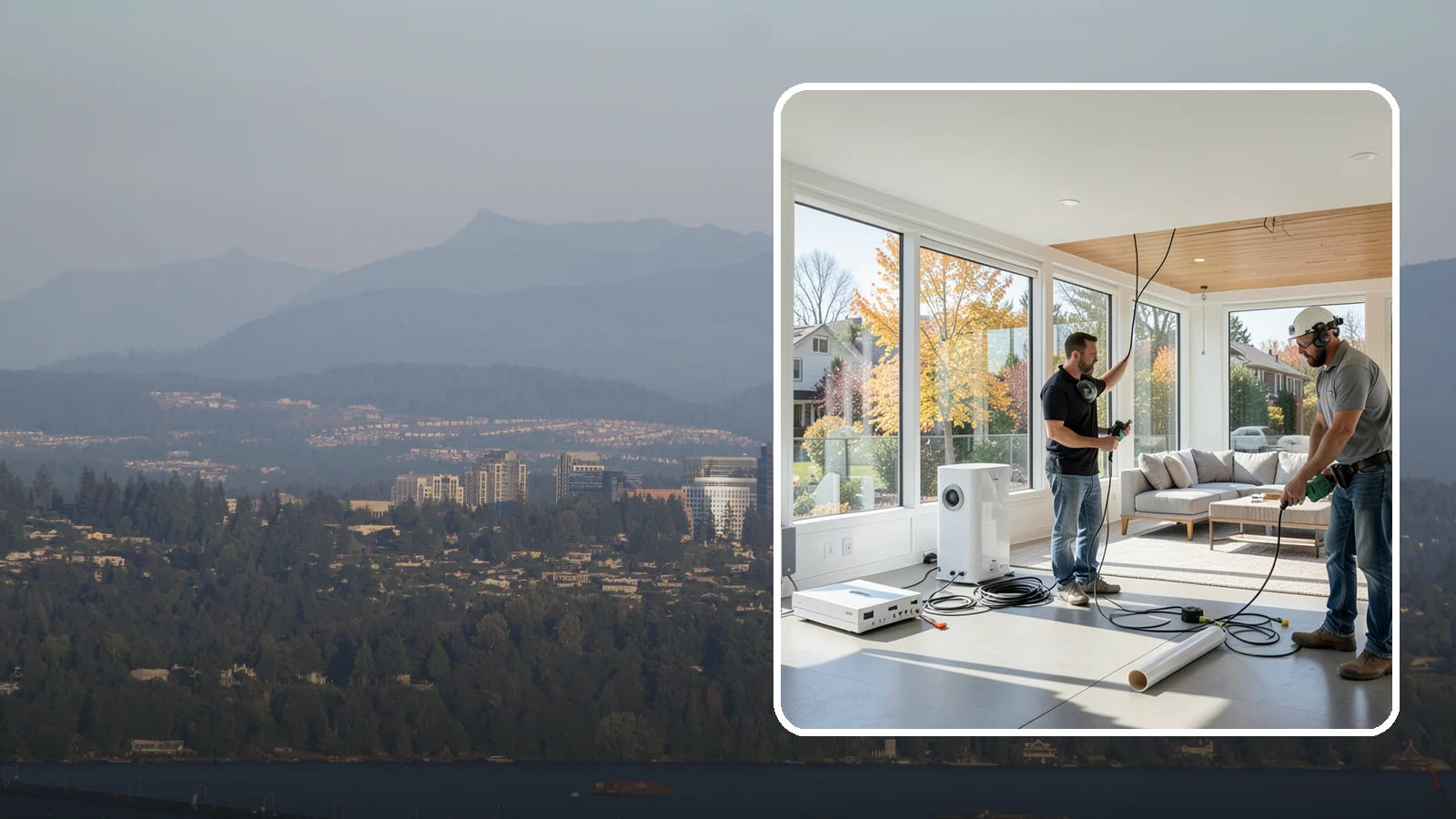 Whole-Home Audio Installation in Medina, King County, WA - We install whole-home audio that streams music seamlessly to any room, indoors or on the covered patio.