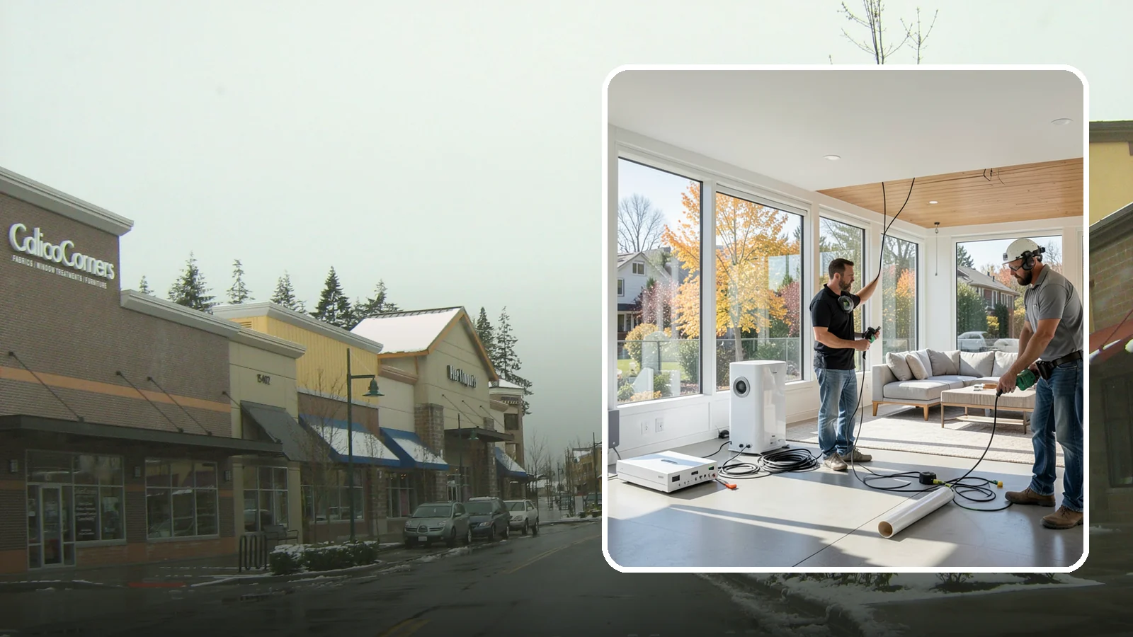 Whole-Home Audio Installation in Mill Creek, Snohomish County, WA - We install whole-home audio that streams music seamlessly to any room, indoors or on the covered patio.