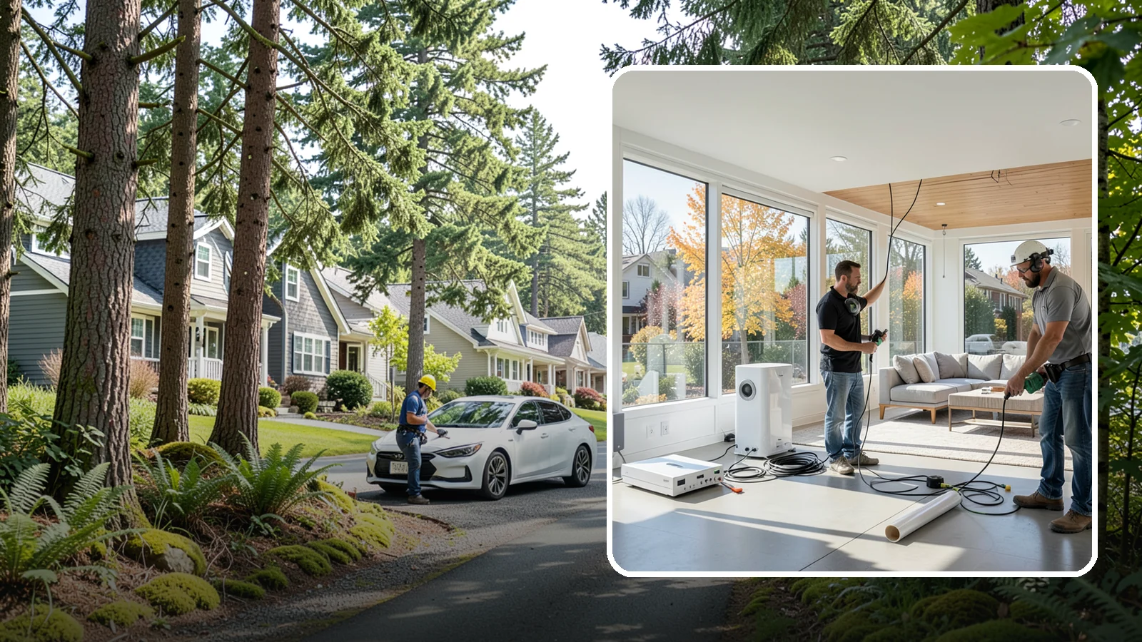 Whole-Home Audio Installation in Normandy Park, King County, WA - We install whole-home audio that streams music seamlessly to any room, indoors or on the covered patio.