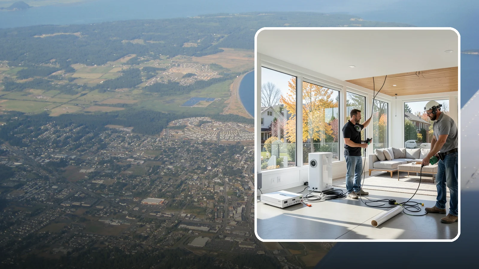 Whole-Home Audio Installation in Oak Harbor, Island County, WA - We install whole-home audio that streams music seamlessly to any room, indoors or on the covered patio.