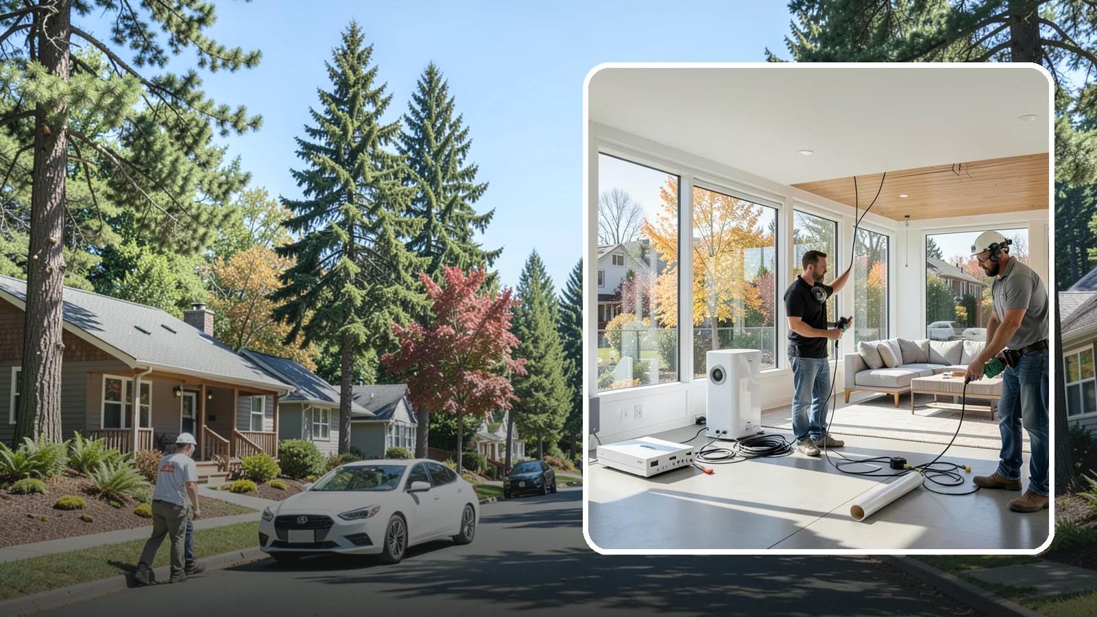 Whole-Home Audio Installation in Orting, Pierce County, WA - We install whole-home audio that streams music seamlessly to any room, indoors or on the covered patio.
